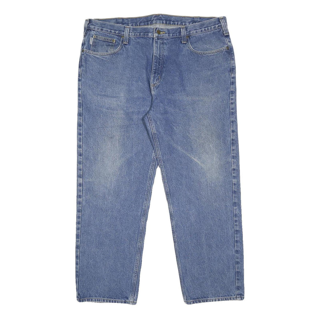 CARHARTT Mens Jeans Blue Relaxed Straight Denim Medium W42 L30 Workwear
