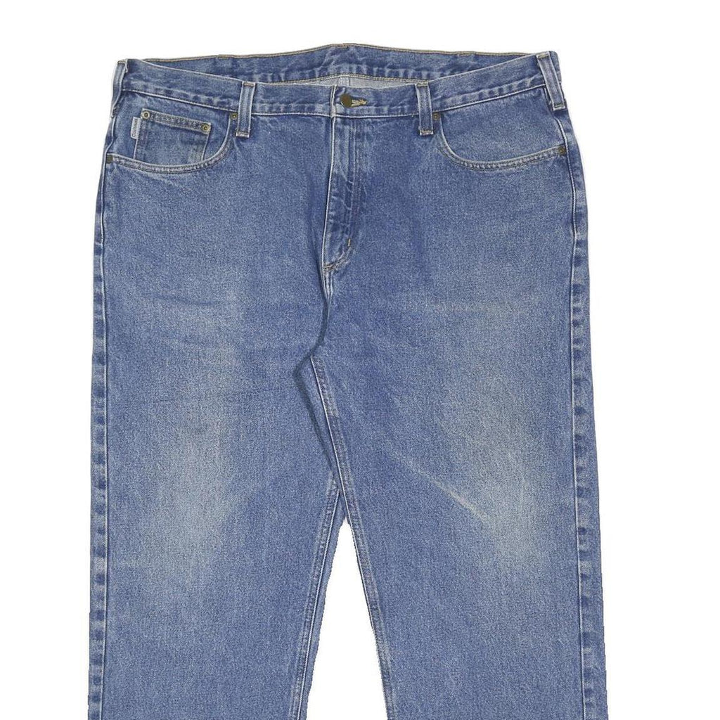 CARHARTT Mens Jeans Blue Relaxed Straight Denim Medium W42 L30 Workwear