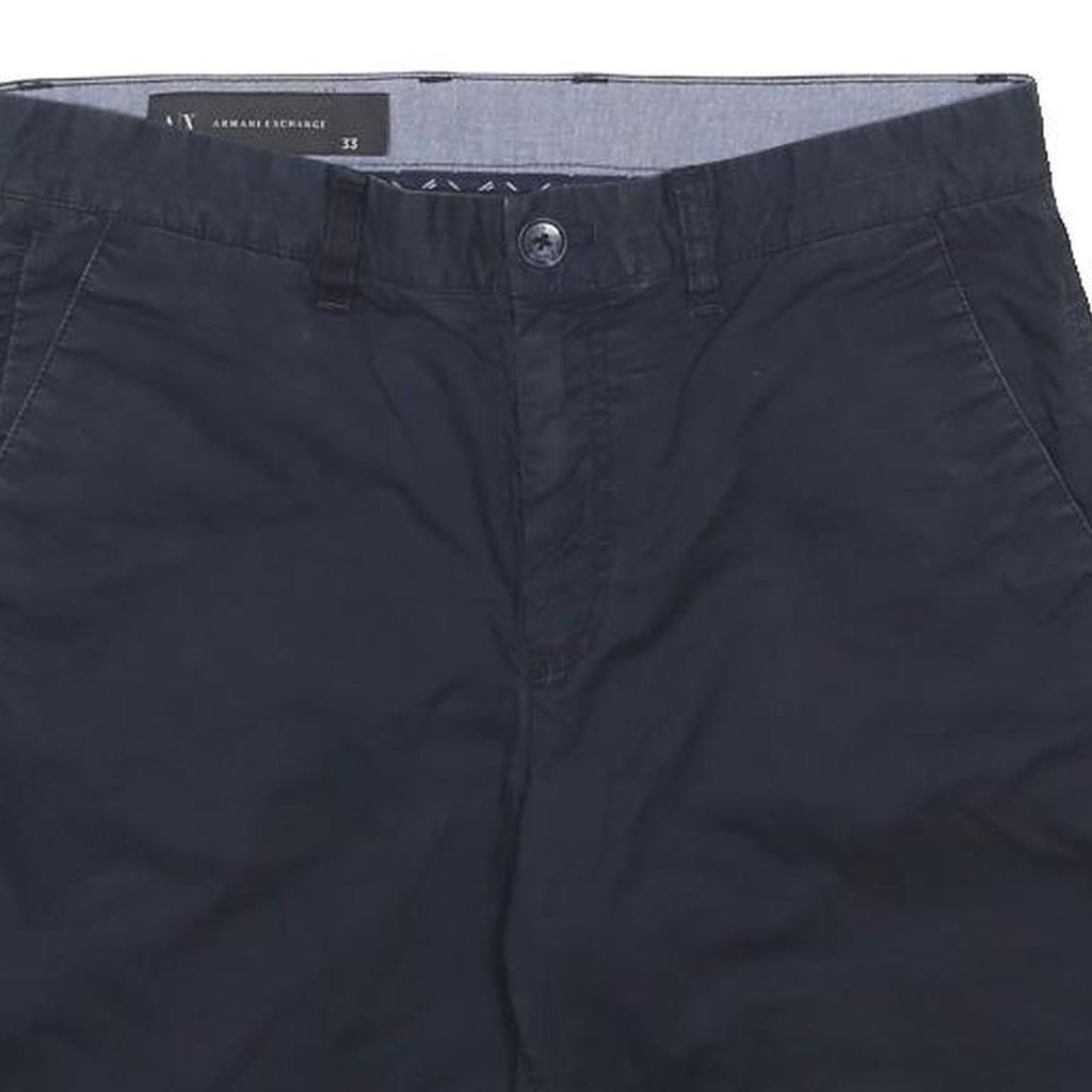 ARMANI EXCHANGE Mens Shorts Blue Casual M W33 Cotton Blend Comfort