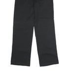 DICKIES Mens Polyester Blend Black Classic Straight Trousers W32 L32 Workwear