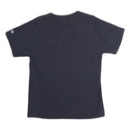 CHAMPION Mens Navy Blue Logo Graphic T-Shirt M Short Sleeve Crew Neck Cotton