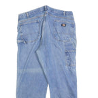 DICKIES Mens Regular Fit Straight Leg Denim Medium Wash Jeans W42 L30 Workwear
