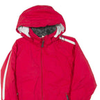 COLUMBIA Womens Jacket Red Hooded XS