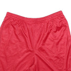 STARTER Mens Red Casual Mesh Sports Shorts L W34 Athletic Polyester
