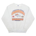CSA Denver Broncos NFL Mens Sweatshirt Grey 90s USA L