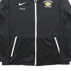 NIKE Mens Black White Guerin Catholic Volleyball Zip Jacket XL Polyester Blend