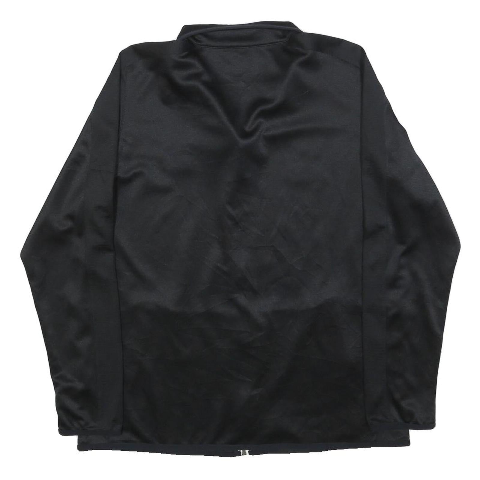 NIKE Mens Black White Guerin Catholic Volleyball Zip Jacket XL Polyester Blend