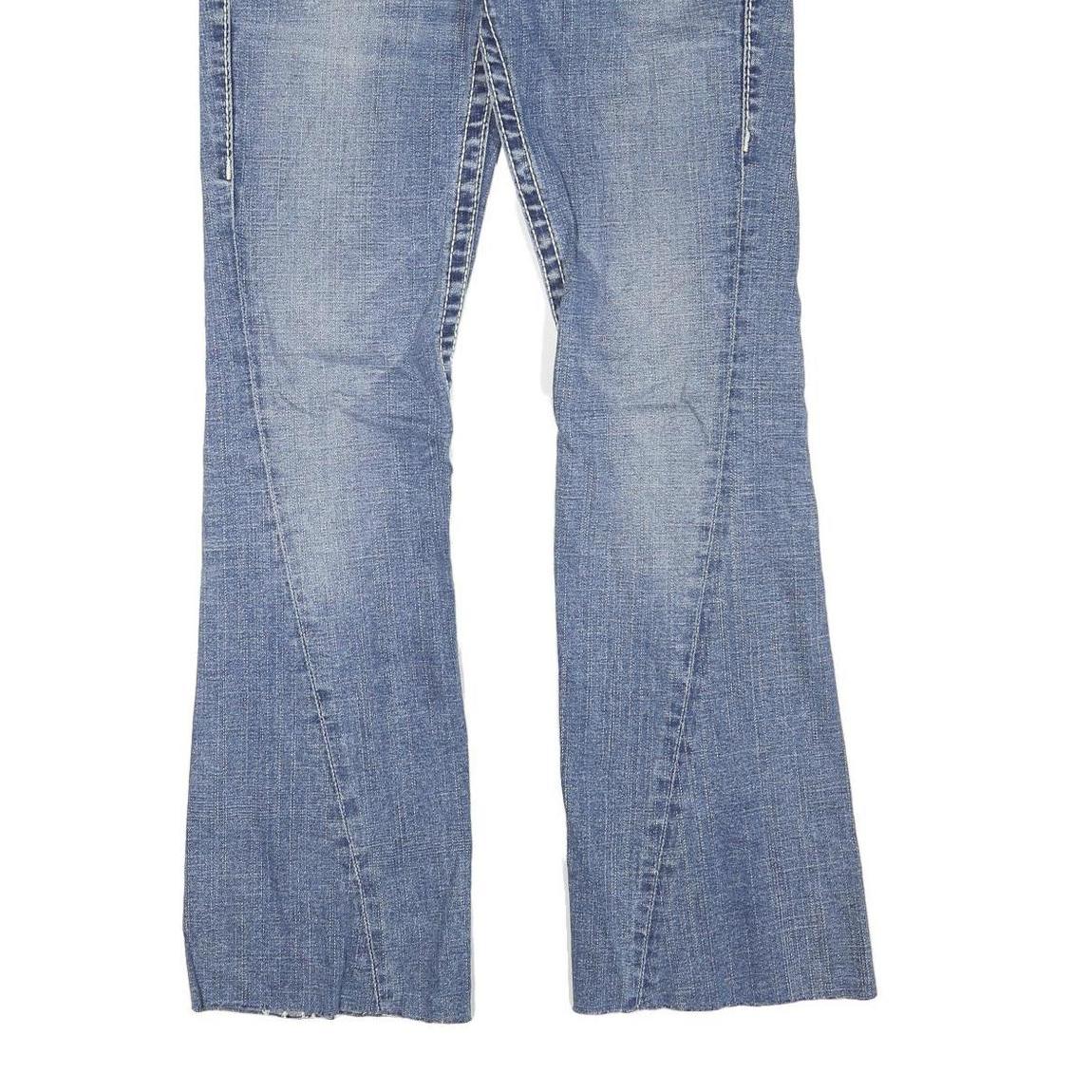 TRUE RELIGION Womens Regular Blue Denim Bootcut Cotton Blend W27 L30 Classic