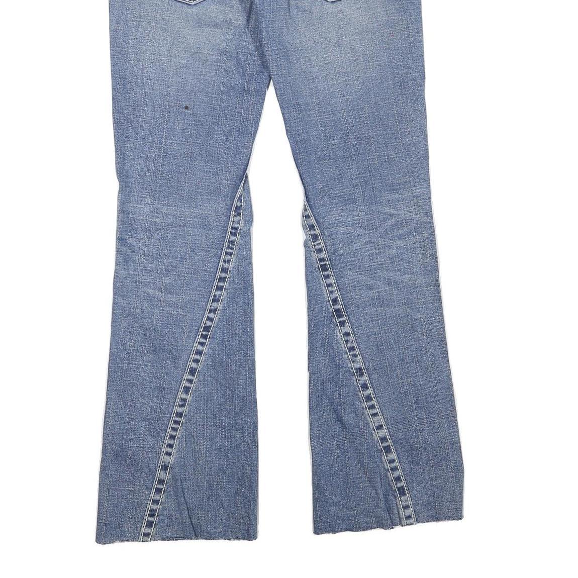 TRUE RELIGION Womens Regular Blue Denim Bootcut Cotton Blend W27 L30 Classic