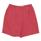 TEHAMA Womens Casual Shorts Pink Relaxed UK 12 W32