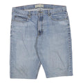 WRANGLER Mens Denim Blue Relaxed Straight Shorts XL W38 Cotton Blend Casual