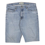 WRANGLER Mens Denim Blue Relaxed Straight Shorts XL W38 Cotton Blend Casual