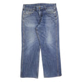 CARHARTT Mens Jeans Blue Relaxed Straight Denim Medium W33 L28 Workwear Button
