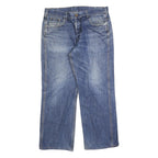 CARHARTT Mens Jeans Blue Relaxed Straight Denim Medium W33 L28 Workwear Button