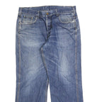 CARHARTT Mens Jeans Blue Relaxed Straight Denim Medium W33 L28 Workwear Button