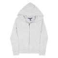 POLO RALPH LAUREN Girls Grey Zip Up Hoodie 16Y Lightweight Cotton Blend