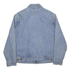 LEVI'S Mechanic's Trucker Mens Blue Denim Zip Jacket L Cotton Casual Classic