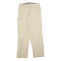 SAMUEL & KEVIN Womens Cotton Blend Beige Regular Fit Cargo Trousers W29 L30