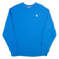 CHAMPION Mens Sweatshirt Blue S