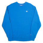 CHAMPION Mens Sweatshirt Blue S