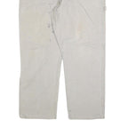 CARHARTT Mens Regular Fit Beige Cotton Blend Straight Leg Trousers W38 L30