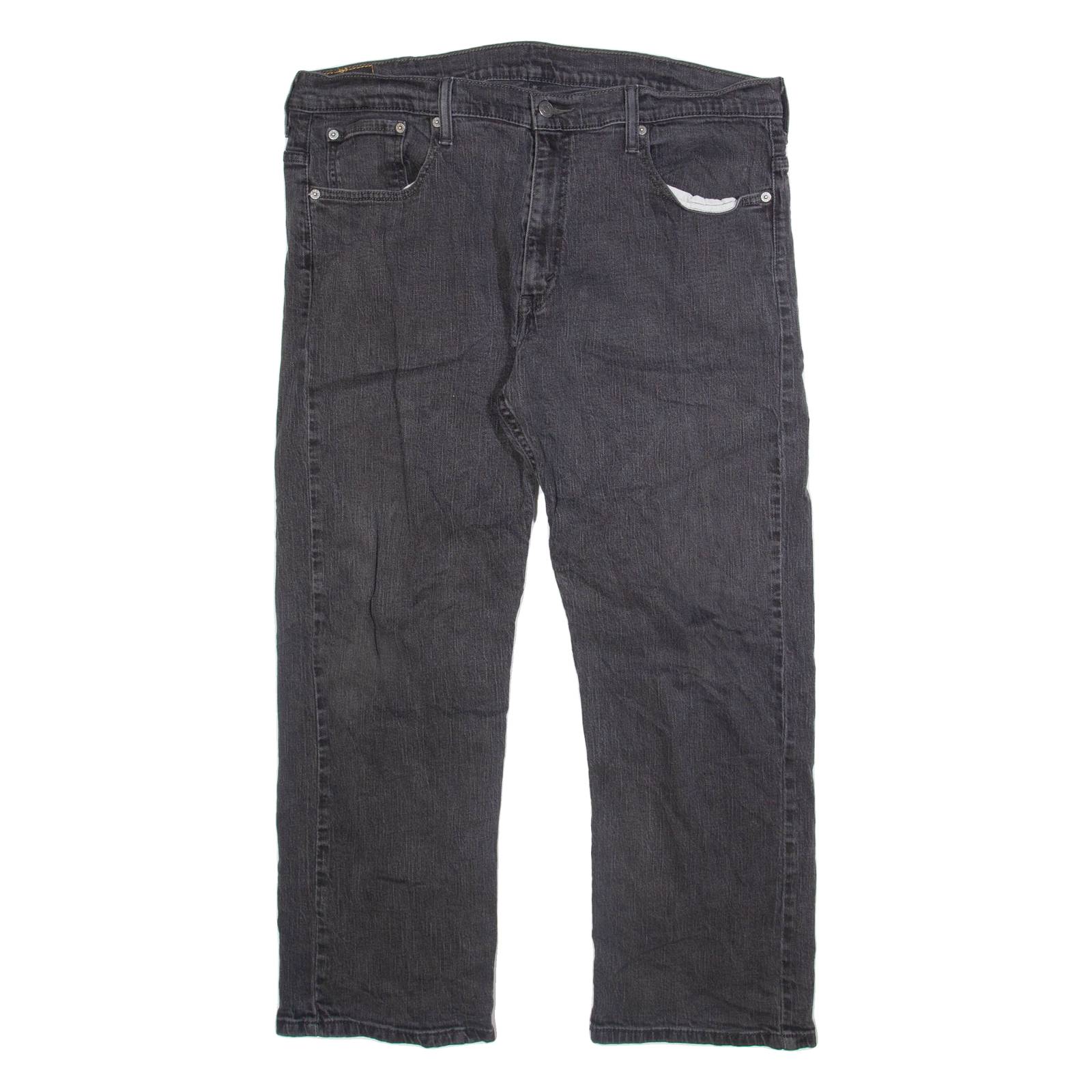 LEVI'S 569 Jeans Mens Green Loose Straight W38 L27