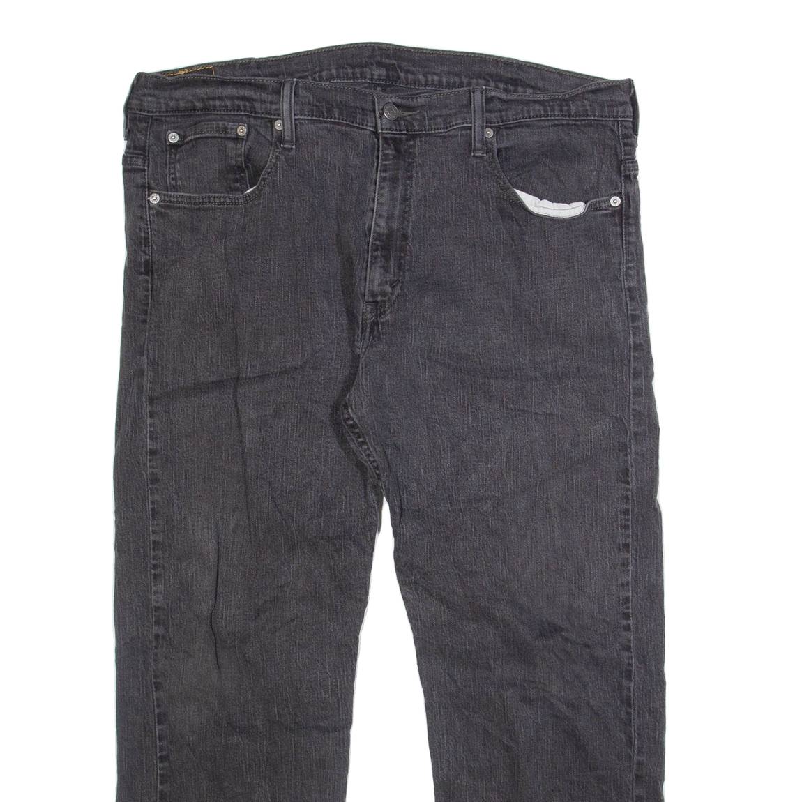LEVI'S 569 Jeans Mens Green Loose Straight W38 L27