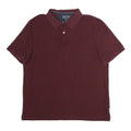 NAUTICA Mens Maroon XL Cotton Short Sleeve Classic Polo Shirt Performance Deck