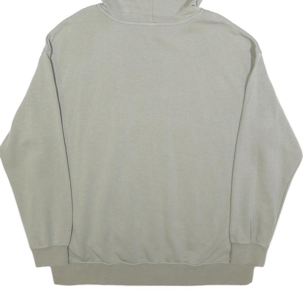 NIKE Womens Grey Hoodie M Cotton Blend Casual Pullover Sweatshirt