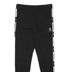 REEBOK Mens Joggers Black & White Classic Logo Slim Tapered M W33 L30