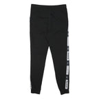 REEBOK Mens Joggers Black & White Classic Logo Slim Tapered M W33 L30