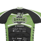 CAPO Mens Green & Black Drake Mountain Bike Team Cycling Jersey L Short Sleeve