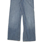 GUESS Womens Blue Regular Fit Straight Denim Medium Wash Jeans W28 L27 Classic