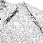 THE NORTH FACE Womens Grey Zip Jacket S Polyester Knit Lightweight