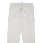 CALVIN KLEIN Mens Cotton Blend Beige Regular Fit Straight Leg Trousers W36 L30