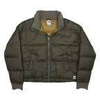 THE NORTH FACE Womens Green S Quilted Jacket Polyester Zip Outdoor Warm Casual