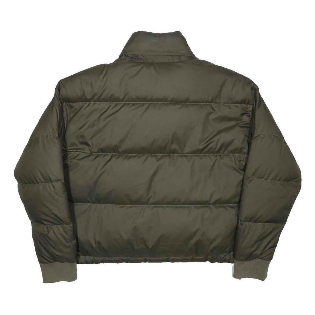 THE NORTH FACE Womens Green S Quilted Jacket Polyester Zip Outdoor Warm Casual