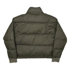 THE NORTH FACE Womens Green S Quilted Jacket Polyester Zip Outdoor Warm Casual