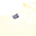 POLO RALPH LAUREN Mens Yellow Cotton T-Shirt L Short Sleeve Crew Neck Pocket