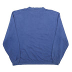 REEBOK Mens Blue Colts Football Crew Neck L Sweatshirt Cotton Blend Pullover