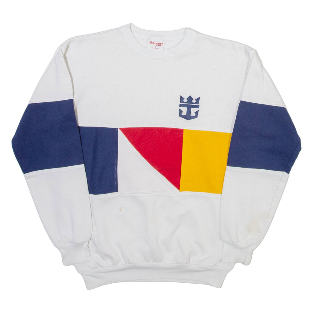 DIPORT USA Mens Sweatshirt White S