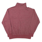 WINGS Mens Maroon Cape Cod Printed Collared M Cotton Blend Sweatshirt Pullover