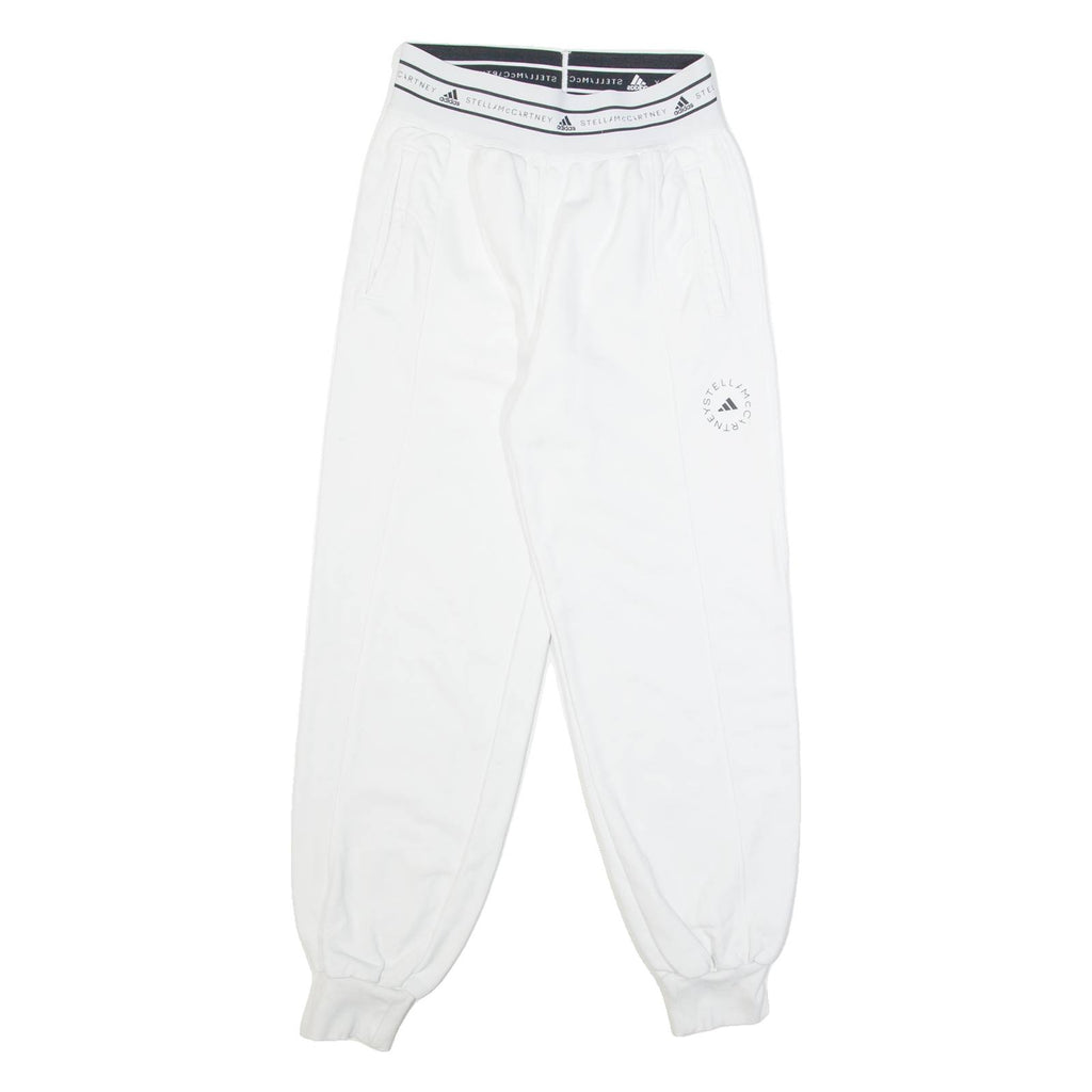 ADIDAS BY STELLA MCCARTNEY Mens Joggers White Tapered S W24 L27