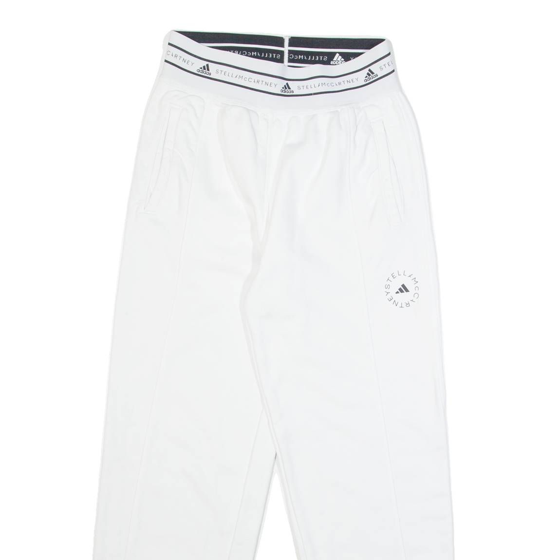 ADIDAS BY STELLA MCCARTNEY Mens Joggers White Tapered S W24 L27