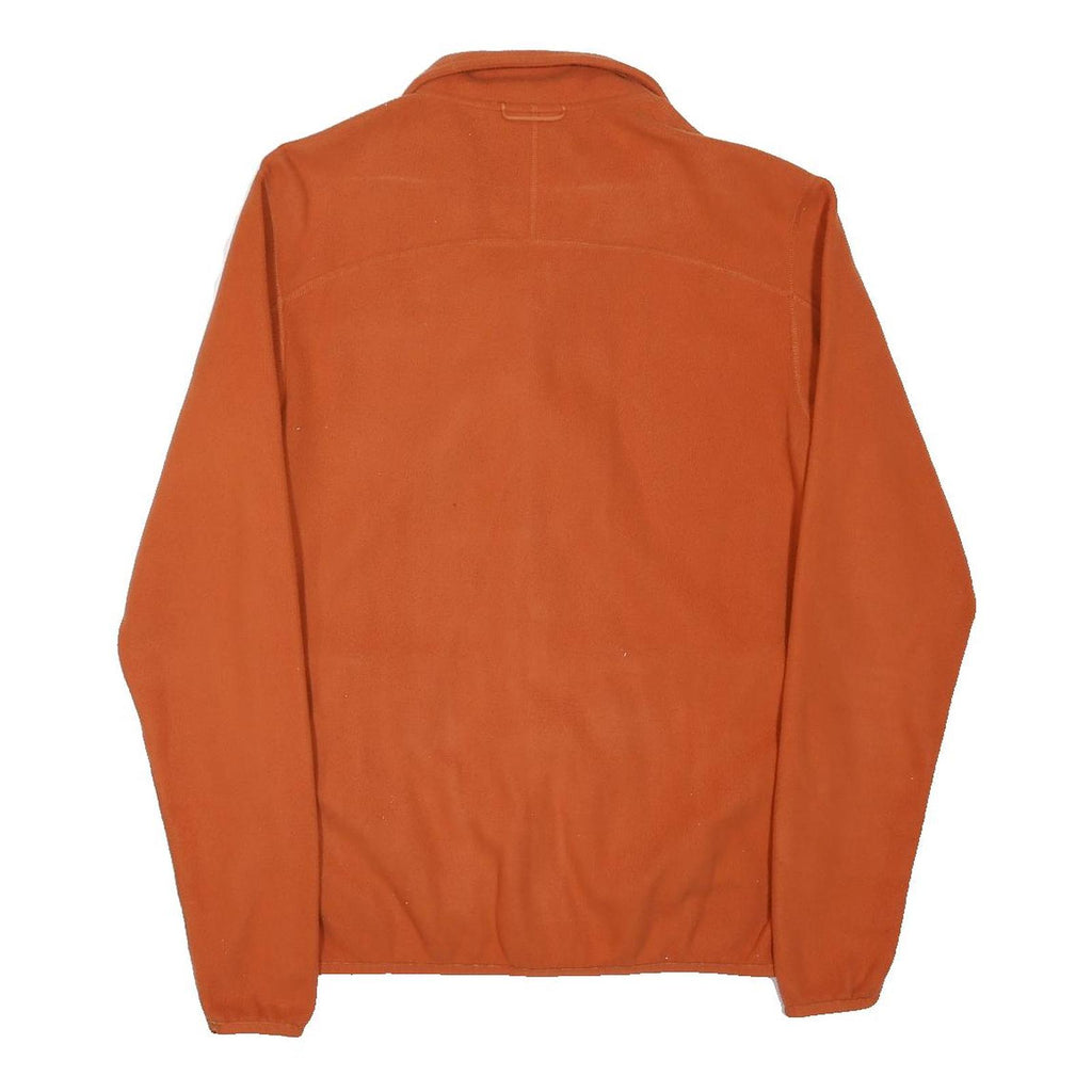 THE NORTH FACE Mens Orange Jacket XS Polyester Blend Plain Zip Outdoor Casual