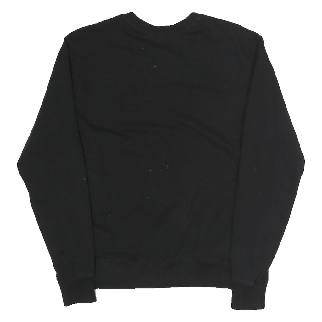 FILA Mens Black Crew Neck S Sweatshirt Cotton Classic Casual