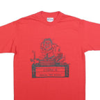 HANES Mens Red Graphic T-Shirt M Short Sleeve Crew Neck Annual Tire Rodeo