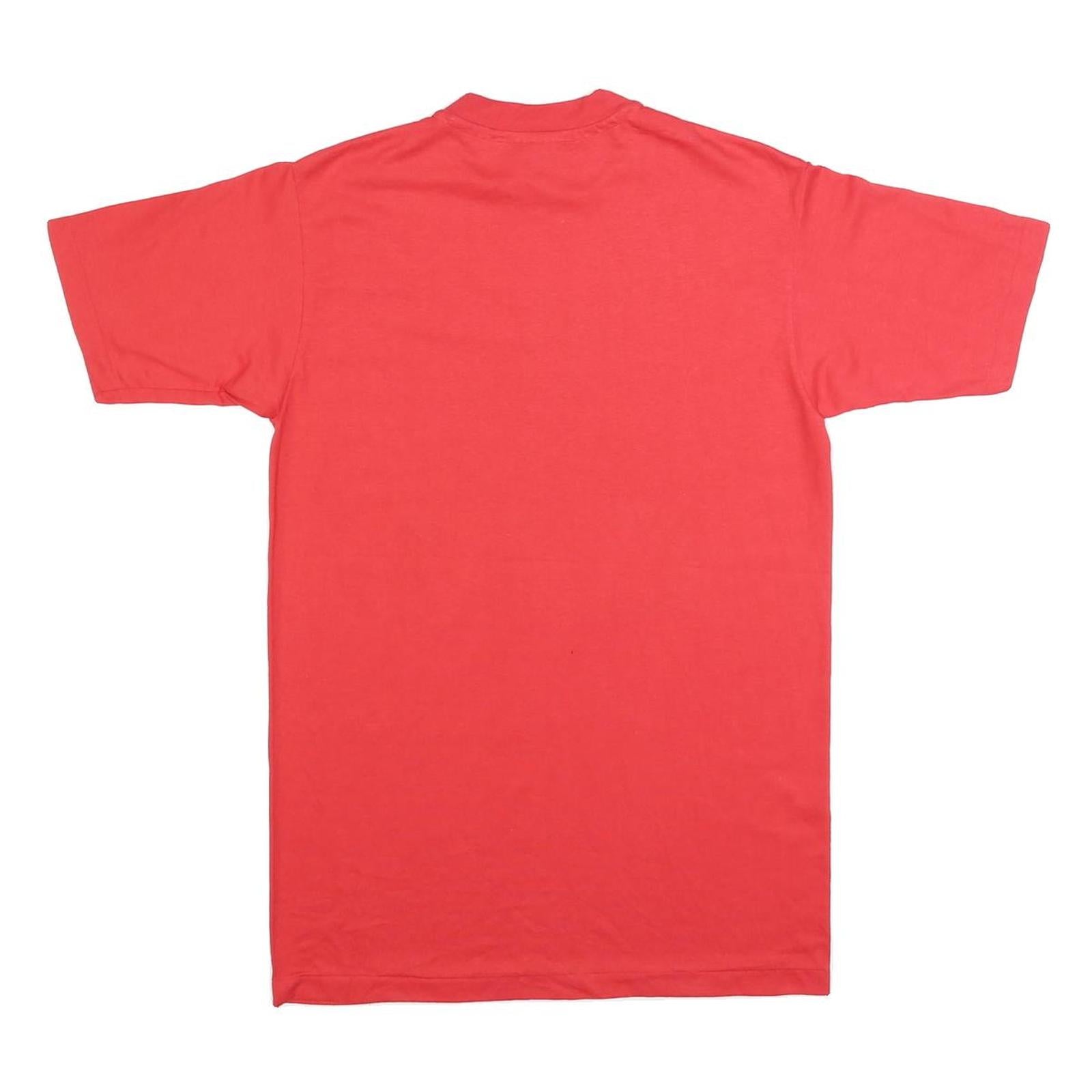 HANES Mens Red Graphic T-Shirt M Short Sleeve Crew Neck Annual Tire Rodeo