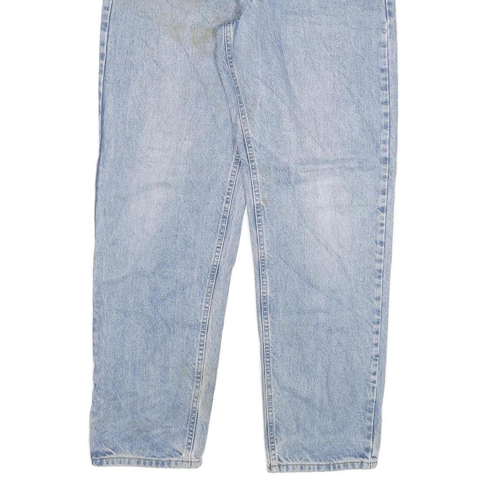 CARHARTT Mens Relaxed Light Blue Denim Jeans W34 L32 Zip Cotton Blend Casual