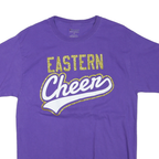 CHAMPION Mens Purple Gold Eastern Cheen Graphic T-Shirt M Short Sleeve Crew Neck